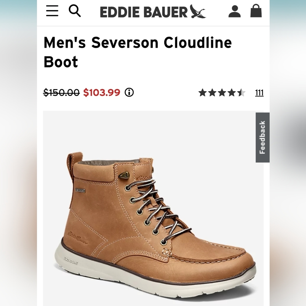 Eddie Bauer Severson Cloudline Boot